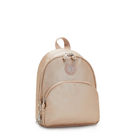 Kipling Paola Small Metallic Rygsække Guld | DK 1600PJ